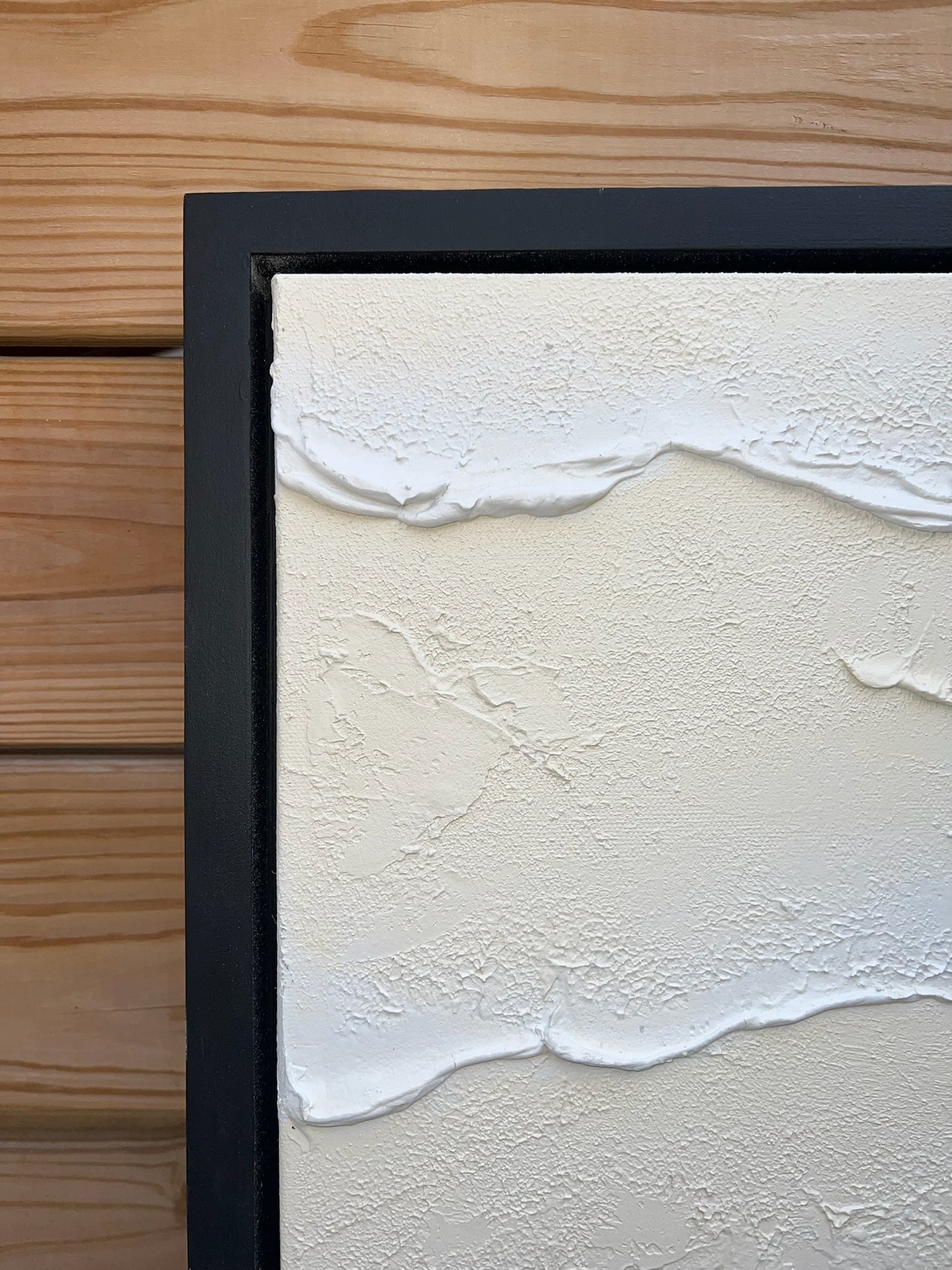 Tidal 8 (Ivory | 30in x 40in | Black Frame)