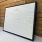 Tidal 9 (Snow | 30in x 40in | Black Frame)