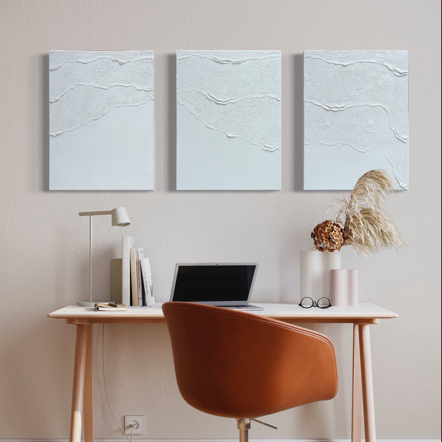 Tidal 2 (Snow | 18in x 24in | Triptych)
